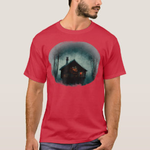 Mörk Woodland Goth Cabin Horror Cottagecore Haunte T Shirt