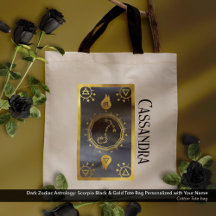 Mörk Zodiac Astrology: Scorpio Black Guld Namn