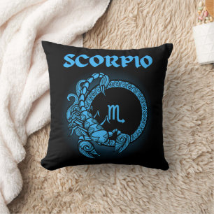 Mörk Zodiac - Skorpionen Medeltida astrologiskon Kudde