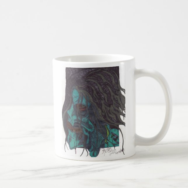 Mörk Zombiemugg Kaffemugg (Höger)