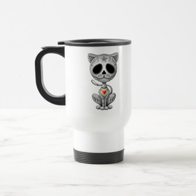 Mörk Zombiesockerkattunge Resemugg (Vänster)
