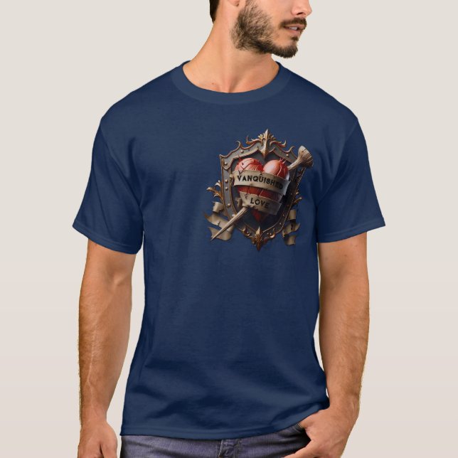 Mörka Alla hjärtans dag T Shirt (Framsida)