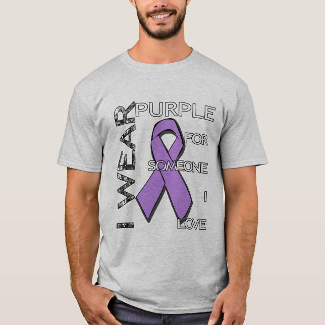 Mörka Alzheimers medvetenhet T Shirt (Framsida)