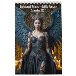 Mörka Änglavisioner – Gotisk Fantasykalender Kalender