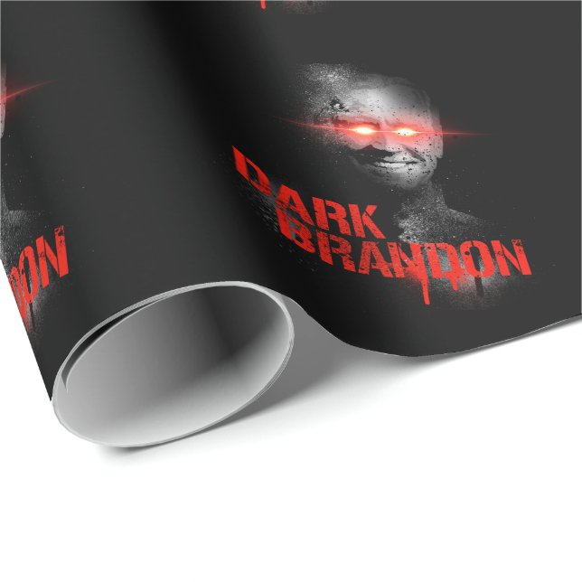 Mörka Brandon Presentpapper (Rullad Hörn)