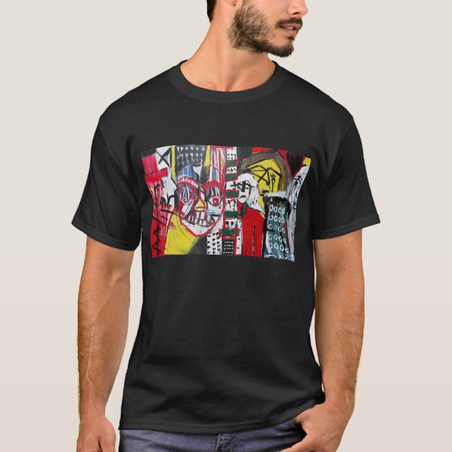 Mörka Clowner Tee Shirt (Framsida)