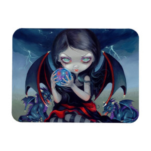 "Mörka Dragonling" sladdmagnet Magnet