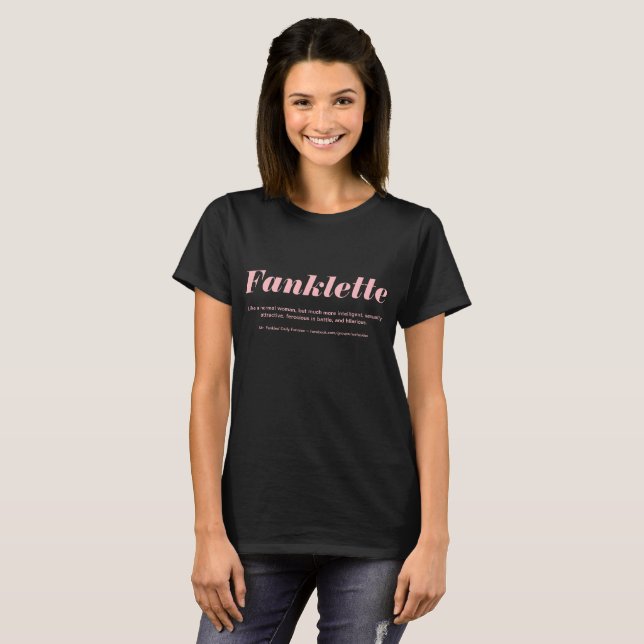 Mörka Fanklette - den MER BILLIGA VERSIONEN T Shirt (Hel framsida)