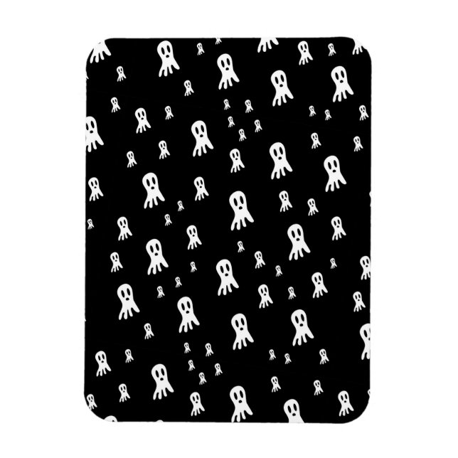 Mörka Halloween-spöken  Magnet (Vertikal)