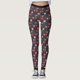 Mörka Hjärtan Goth Leggings