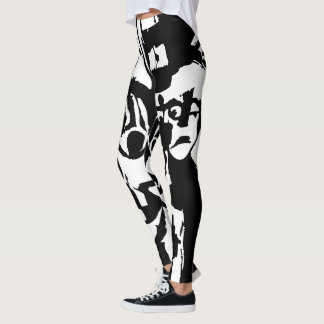 MÖRKA KLOWNER LEGGINGS
