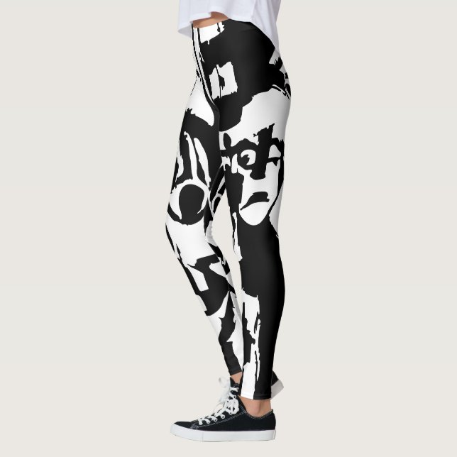 MÖRKA KLOWNER LEGGINGS (Vänster)