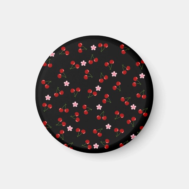 Mörka körsbär magnet (Framsidan)