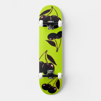 Mörka Körsbär Skateboarddäck Mini Skateboard Bräda 18,5 Cm