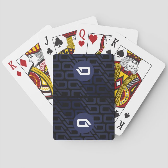 Mörka kort casinokort (Baksidan)