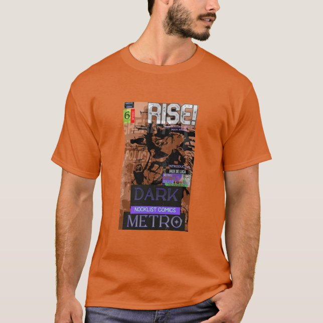 MÖRKA METRO UPPSTÅR! T SHIRT (Framsida)