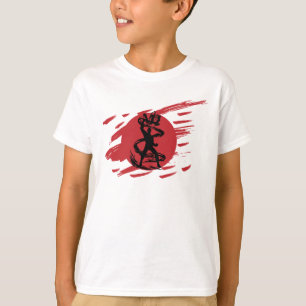 Mörka Ninja skuggar svärdfantasisilhouetten T Shirt