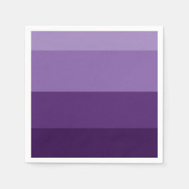 Mörka och Ljuslila Randig Fest Pappersservett