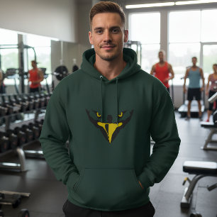 Mörka Örn Ögon Hoodie Kraftfull Minimalistisk Ro