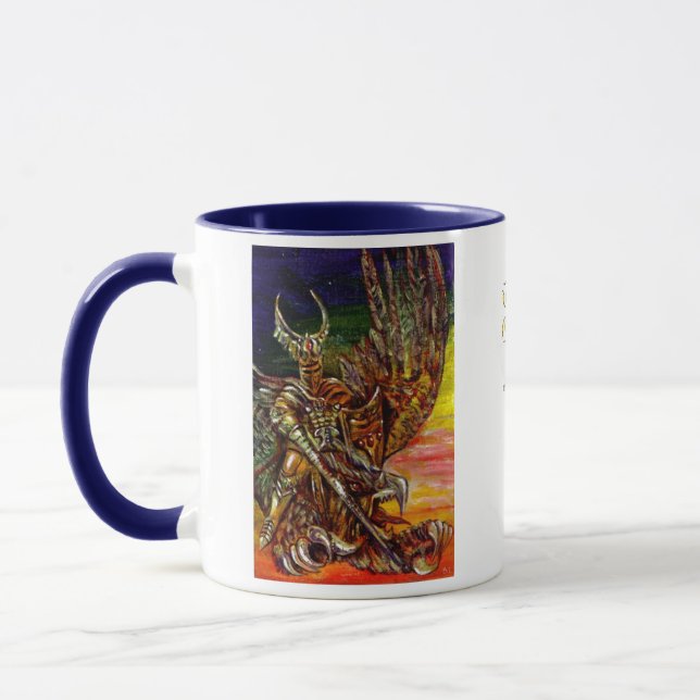 MÖRKA RIDDAREN MUGG (Vänster)