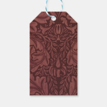 Mörka röda akantusblad (av William Morris)