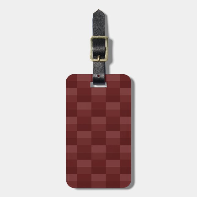 Mörka röda sammetsnyanser bagagebricka (Vertikal Framsida)