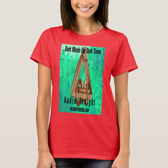 Mörka sinnen för mörka tider Damfärgade T-shirt (Framsida)