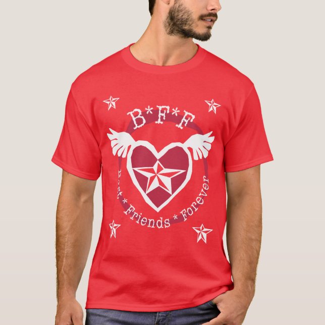 Mörka skjortor: Bästa vänför evigt T-shirt (Framsida)