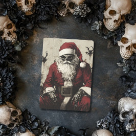 Mörka Tomte Klaus Gotisk Sankt Nick Jul Julkort