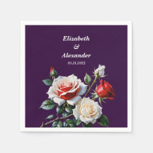 Mörka Vackra rosa vita röda rosor blommande bröllo