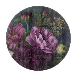 Mörka vintageblommor