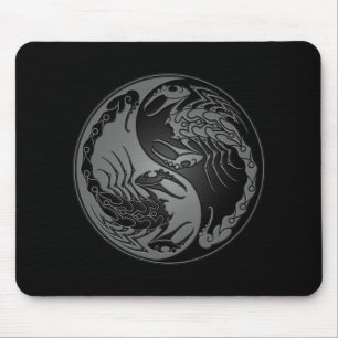 Mörka Yin Yang Scorpions Musmatta