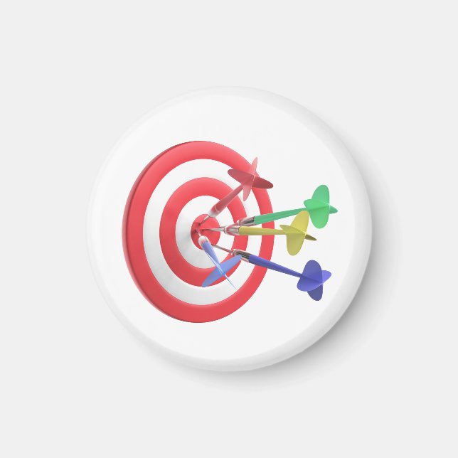 Mörkar som slår mitt på ritbordet magnet (Framsidan)