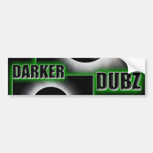 MÖRKARE grön Dubstep dub för DUBZ Bildekal
