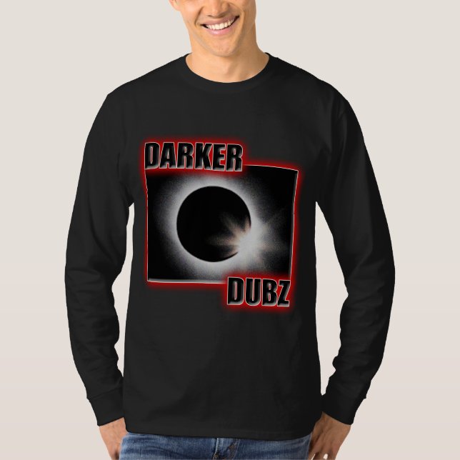 MÖRKARE röd Dubstep dub för DUBZ Tee Shirt (Framsida)