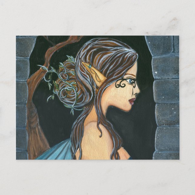 Mörkast natt vykort (Framsida)