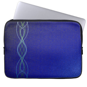 mörkblå laptop sleeve