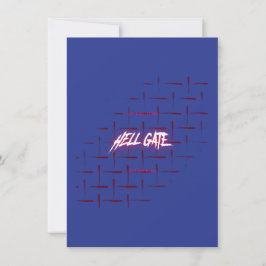 Mörkblå tapet | Elegant minimalistisk design Tack Kort