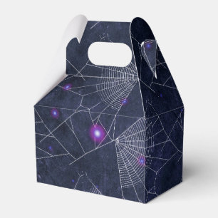 Mörkblå Vintage Grunge Halloween Presentaskar