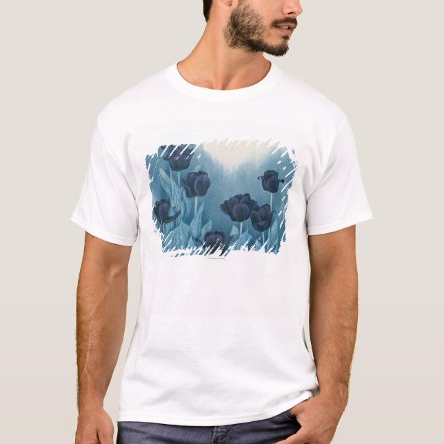 Mörkblommor T-shirt (Framsida)