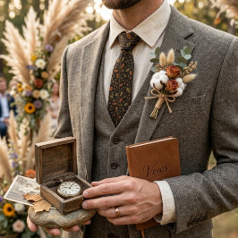 Mörkbrun Ekblad Damast Slips