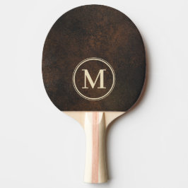 Mörkbrun Monazit Stens Monogram Pingisracket