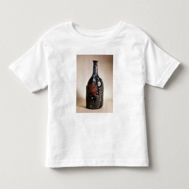 Mörkbruntflaska, antagligen Nailsea Tee (Framsida)
