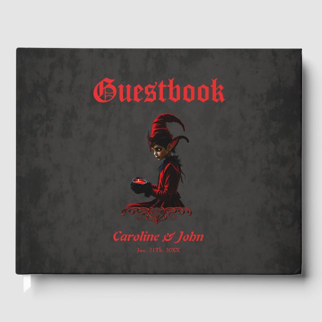 Mörken är jultid. gästböcker (Framsida)