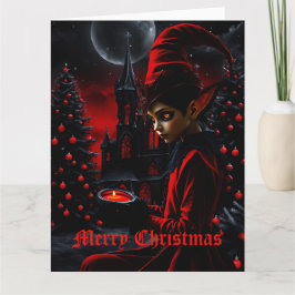 Mörken är jultid. kort