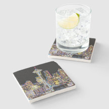 Mörken är Natten - Luminous Seattle Skyline