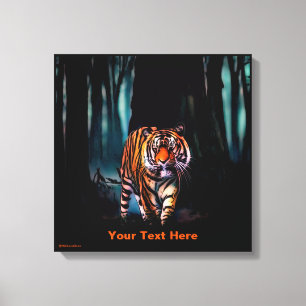 Mörken Bright Tiger Forest Canvastryck