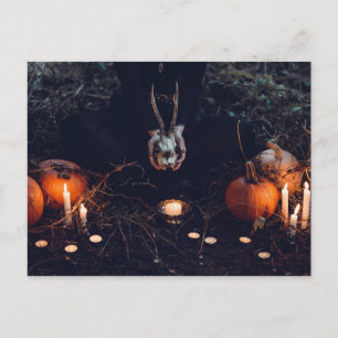 Mörken Candlelight Ceremony Occult Creepy Vykort