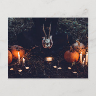 Mörken Candlelight Ceremony Occult Creepy Vykort