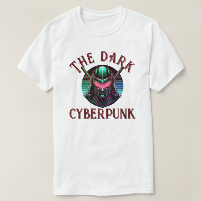 Mörken Cyberpunk T Shirt (Design framsida)
